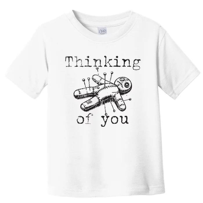 Thinking Of You Funny Vintage Voodoo Doll Toddler T-Shirt