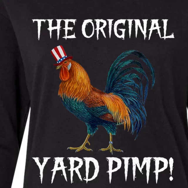 The Original Yard Pimp Womens Cotton Relaxed Long Sleeve T-Shirt