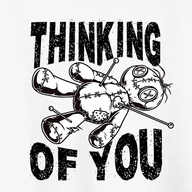 Thinking Of You Voodoo Doll Funny Halloween 2024 Toddler T-Shirt