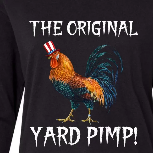 The Original Yard Pimp Womens Cotton Relaxed Long Sleeve T-Shirt