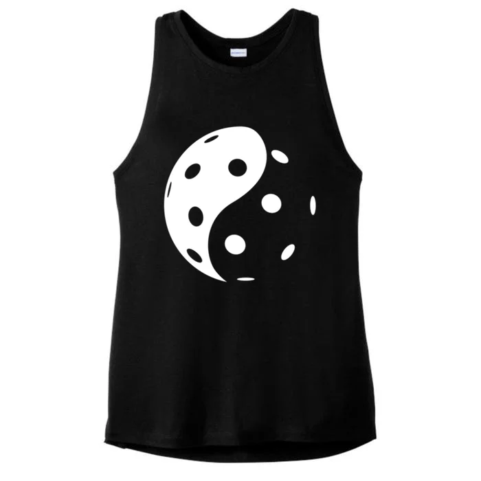 The Original Yin Yang Pickleball Gift Ladies Tri-Blend Wicking Tank