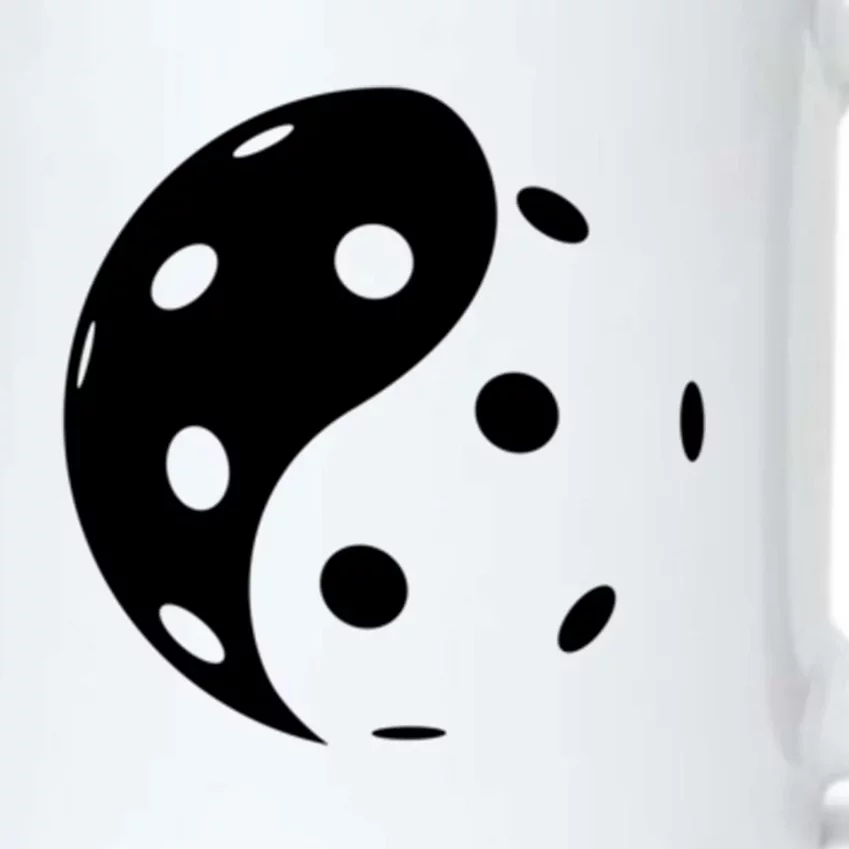 The Original Yin Yang Pickleball Gift Black Color Changing Mug