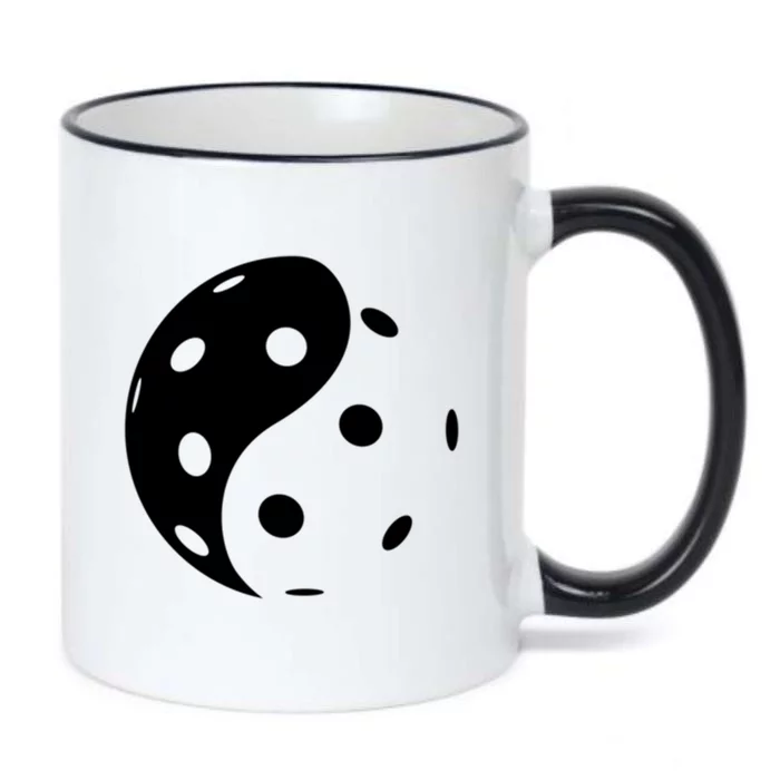 The Original Yin Yang Pickleball Gift Black Color Changing Mug