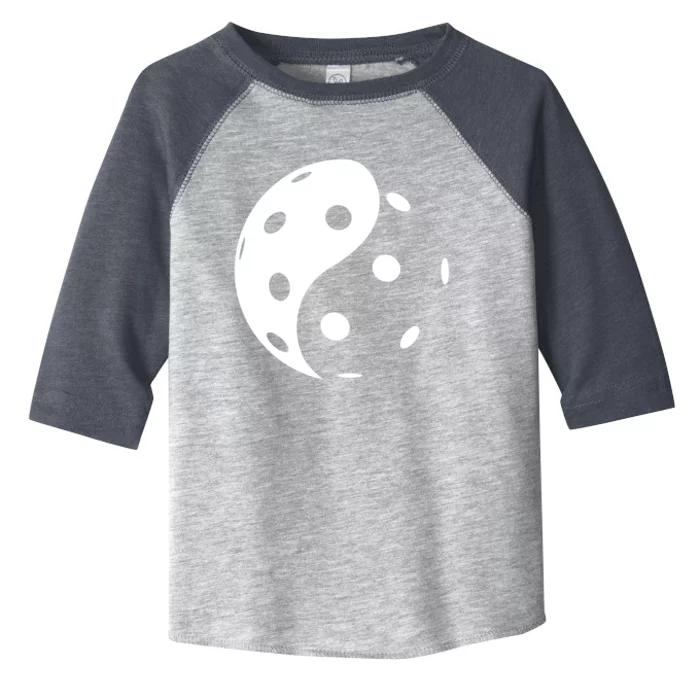 The Original Yin Yang Pickleball Gift Toddler Fine Jersey T-Shirt