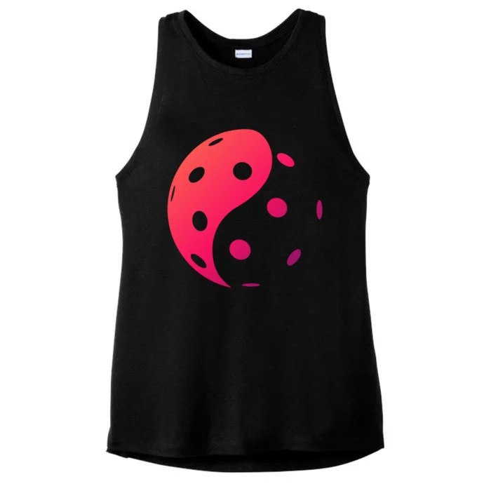 The Original Yin Yang Pickleball Gift Ladies Tri-Blend Wicking Tank