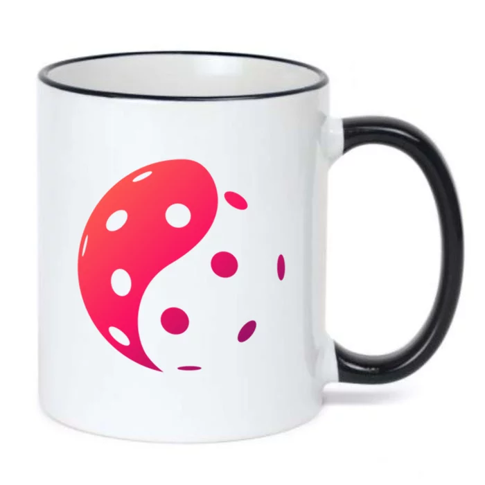 The Original Yin Yang Pickleball Gift Black Color Changing Mug