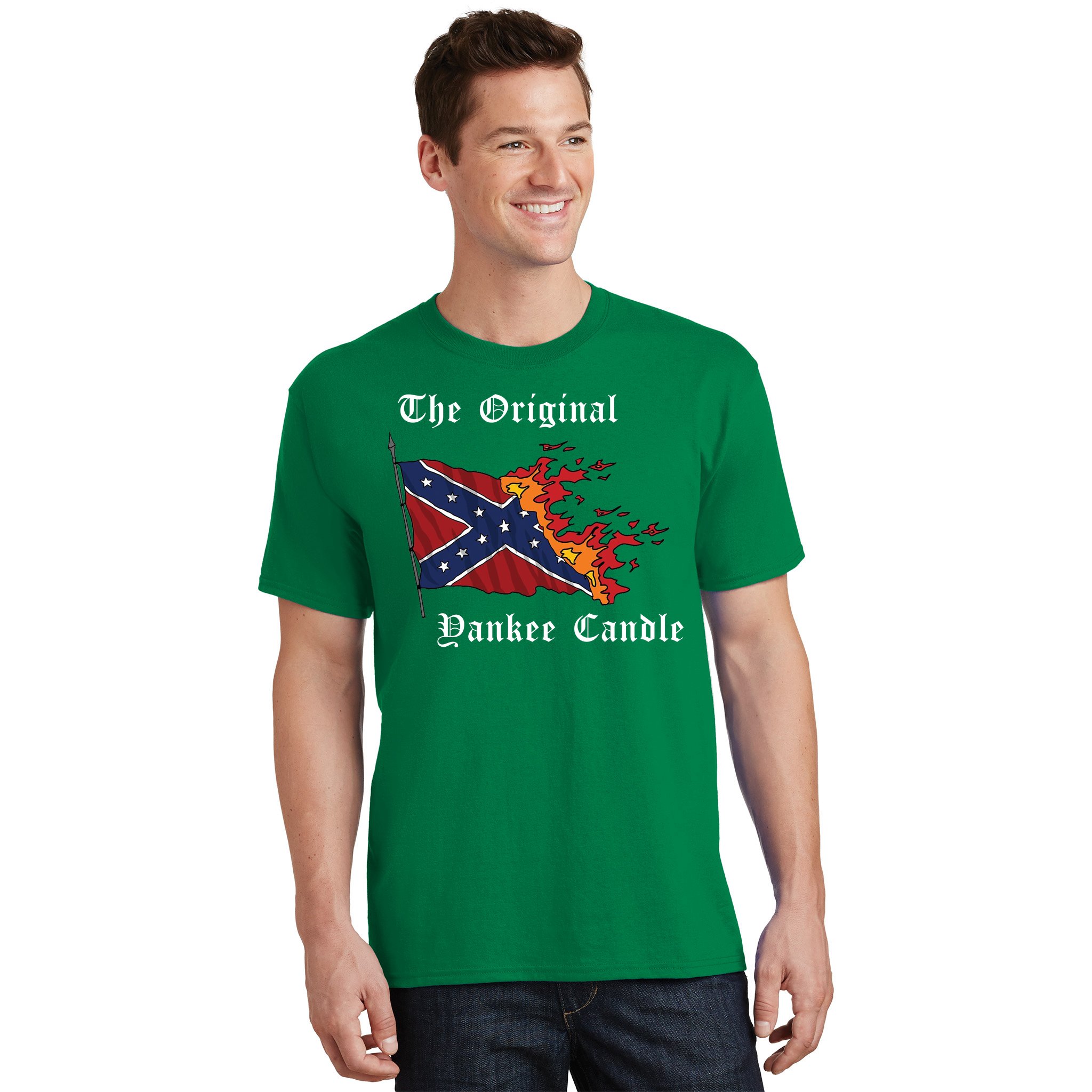 Confederate flag the original yankee candle shirt - Kingteeshop