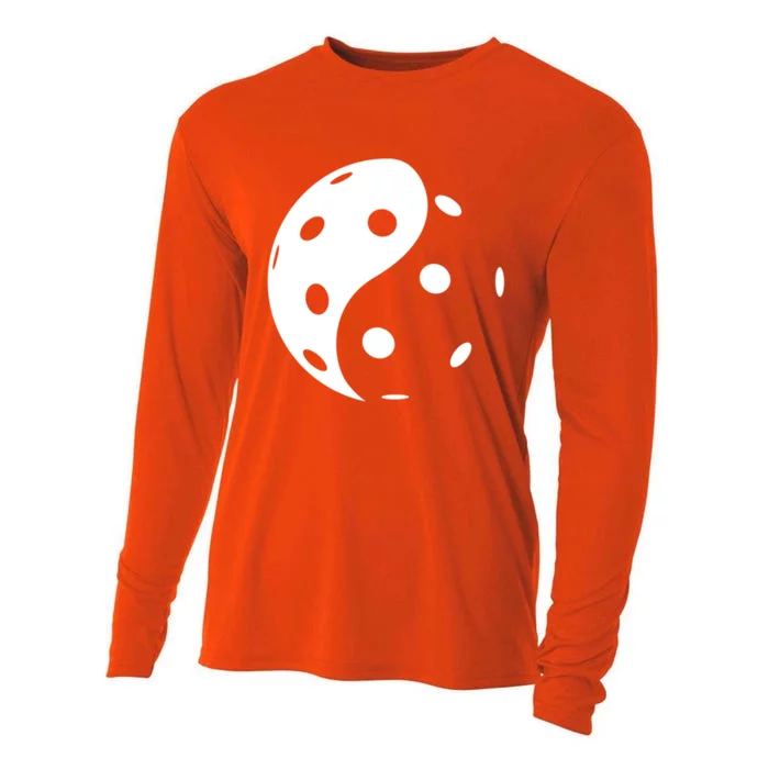 The Original Yin Yang Pickleball Great Gift Cooling Performance Long Sleeve Crew