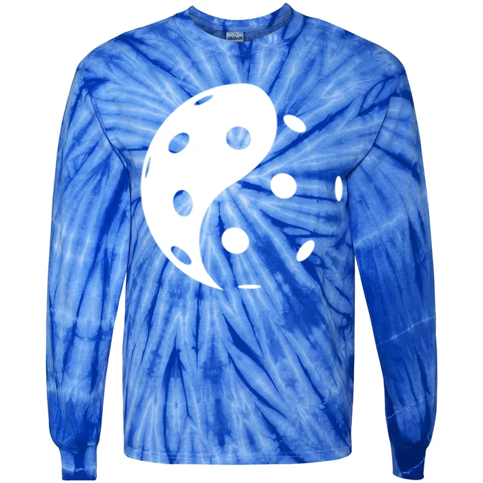 The Original Yin Yang Pickleball Great Gift Tie-Dye Long Sleeve Shirt