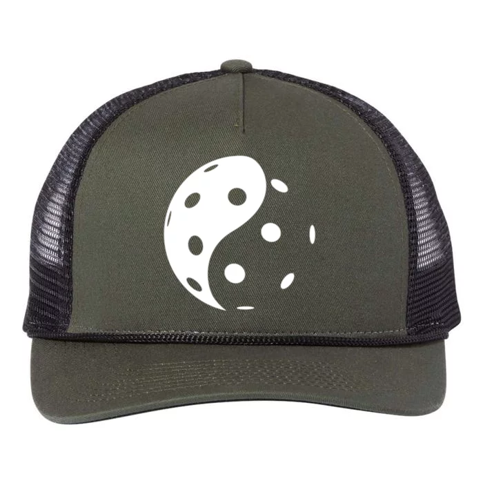 The Original Yin Yang Pickleball Great Gift Retro Rope Trucker Hat Cap