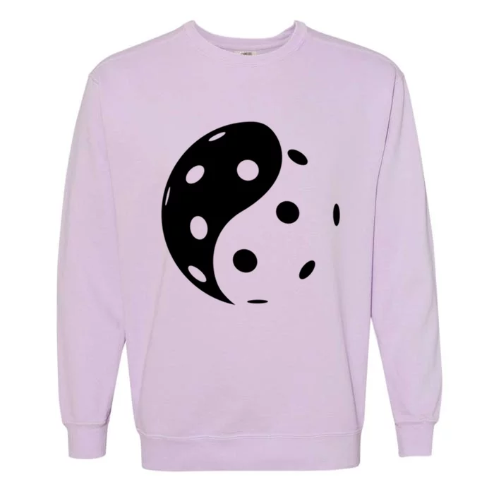 The Original Yin Yang Pickleball Great Gift Garment-Dyed Sweatshirt