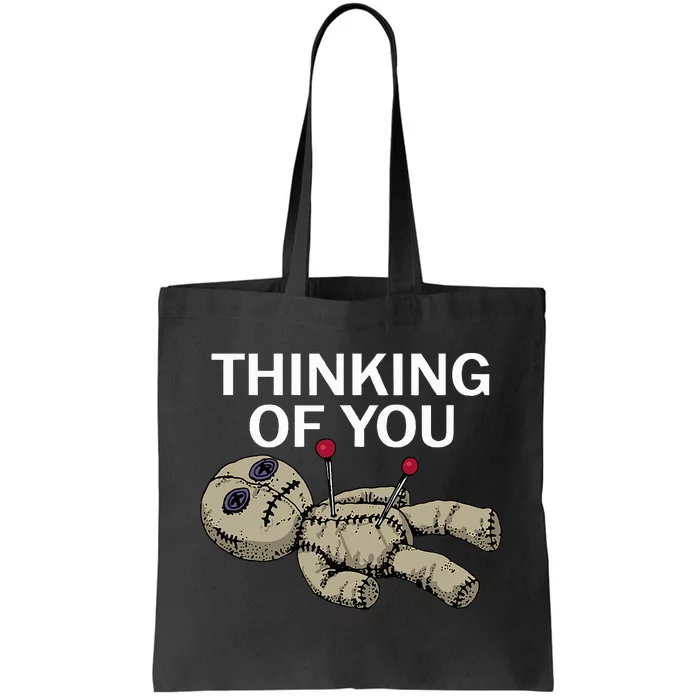 Thinking Of You Voodoo Doll Tote Bag