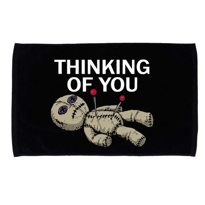 Thinking Of You Voodoo Doll Microfiber Hand Towel