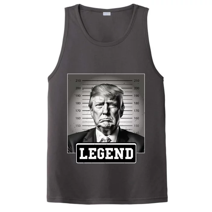 Trump President 2024 Mugshot President Legend Gift Performance Tank