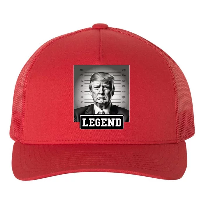 Trump President 2024 Mugshot President Legend Gift Yupoong Adult 5-Panel Trucker Hat