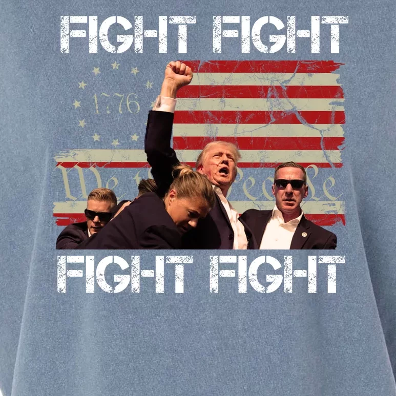 Trump Pennsylvania 2024 Fight We The People Garment-Dyed Women's Muscle Tee