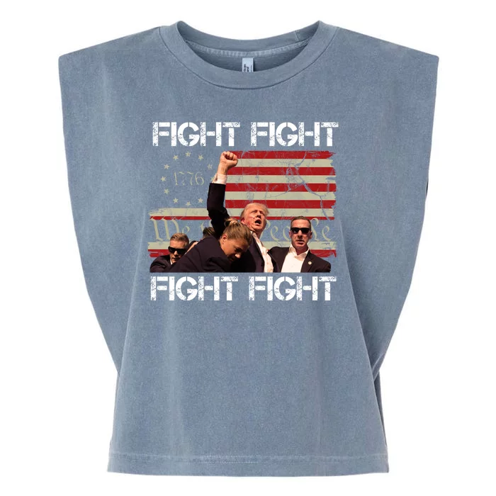 Trump Pennsylvania 2024 Fight We The People Garment-Dyed Women's Muscle Tee