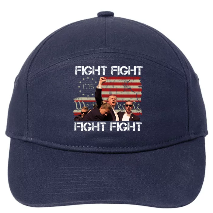 Trump Pennsylvania 2024 Fight We The People 7-Panel Snapback Hat