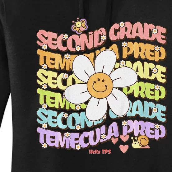 Temecula Prep 2nd Grade Groovy Spirit Women's Pullover Hoodie