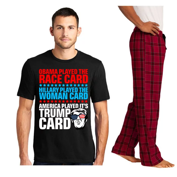 Trump President 45 Usa Maga 2020 Patriot Obama Hillary Gift Cool Gift Pajama Set