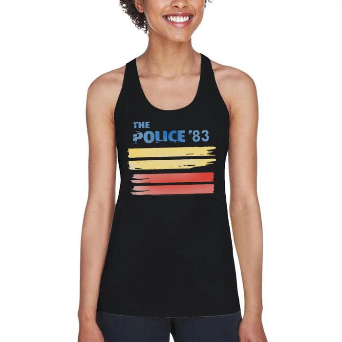 The P.O.L.I.C.E 83 Women's Racerback Tank