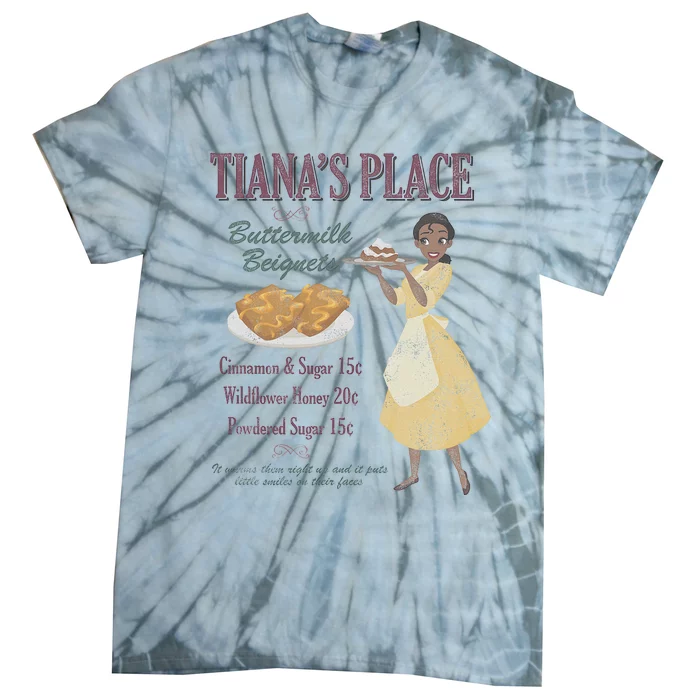 The Princess And The Frog Tianas Place Advertisement Tie-Dye T-Shirt