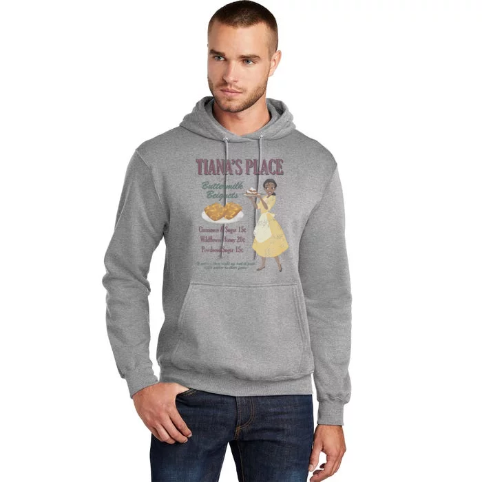 The Princess And The Frog Tianas Place Advertisement Tall Hoodie