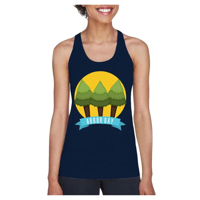 Tree Planting Arbor Day Earth Day Women's Racerback Tank