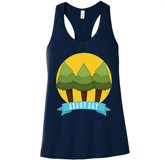 Tree Planting Arbor Day Earth Day Women's Racerback Tank