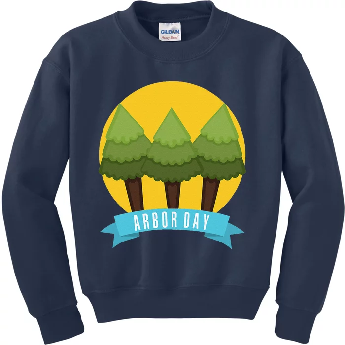 Tree Planting Arbor Day Earth Day Kids Sweatshirt