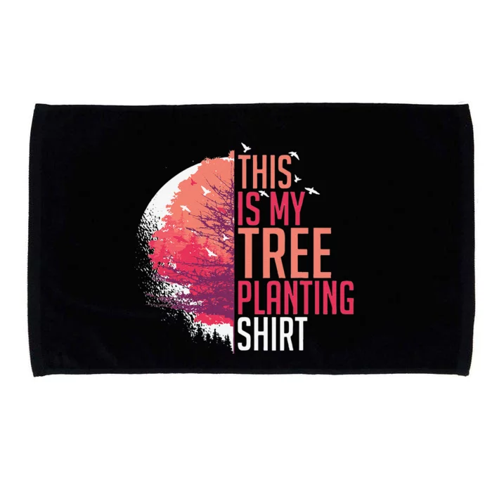 Tree Planting Arbor Earth Day Nature Plant Trees Microfiber Hand Towel