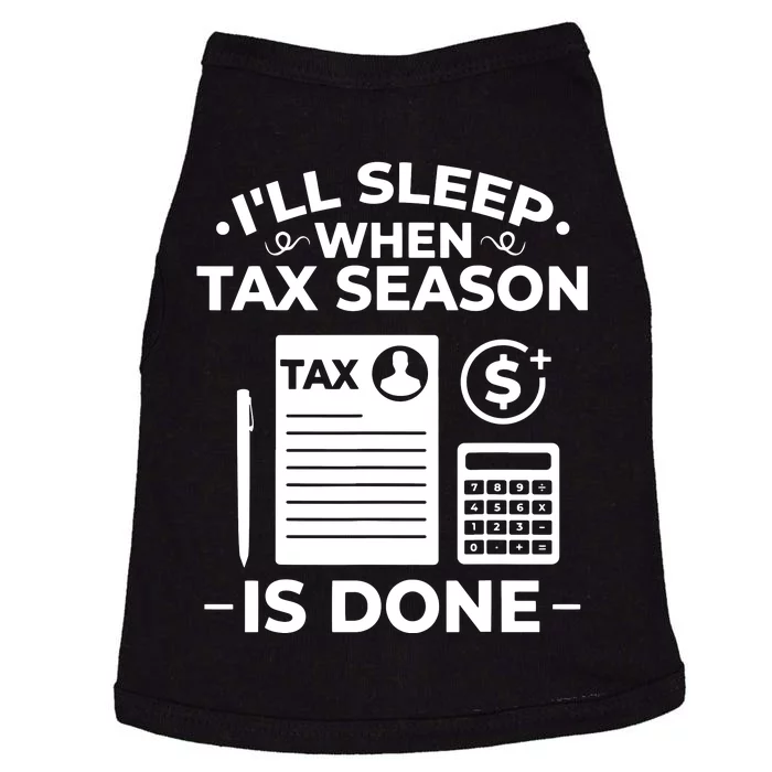 Tax Preparer Accounting Humor Tax Payer Accountant Doggie Tank