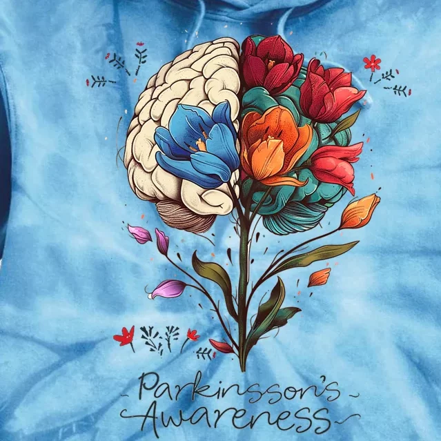 Tulip ParkinsonS Awareness Parkinson April Month Tie Dye Hoodie