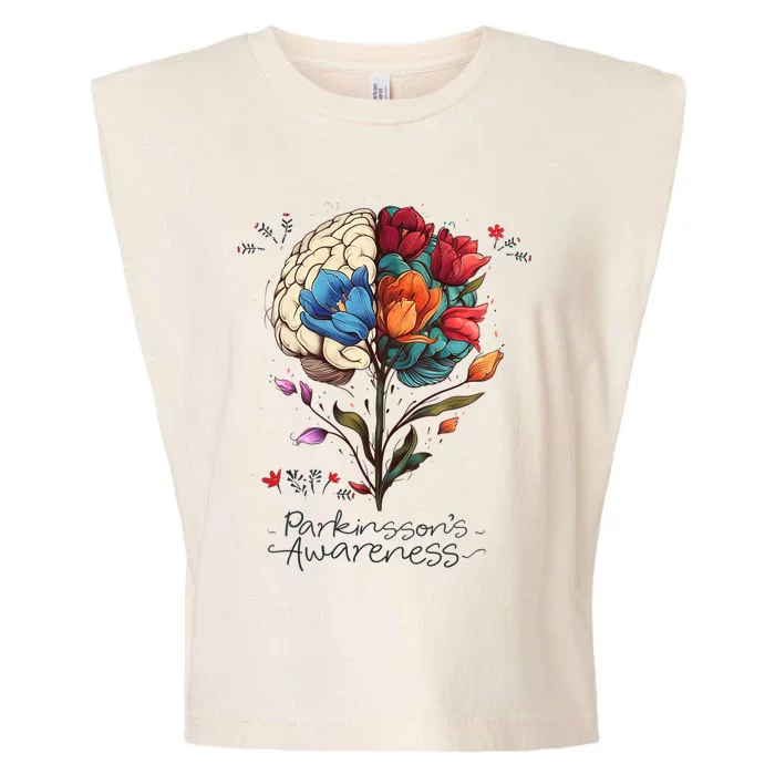 Tulip ParkinsonS Awareness Parkinson April Month Garment-Dyed Women's Muscle Tee