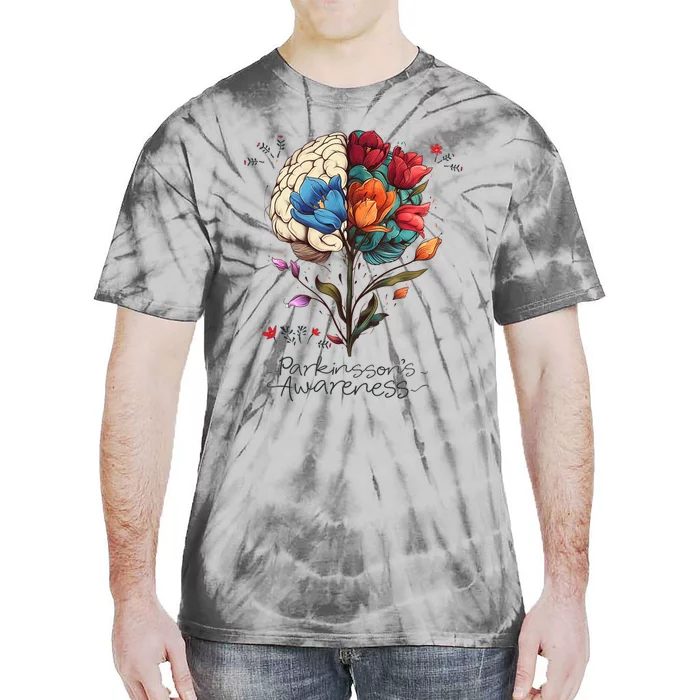 Tulip ParkinsonS Awareness Parkinson April Month Tie-Dye T-Shirt