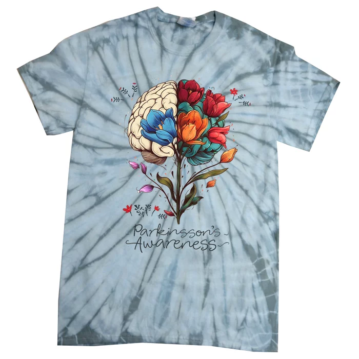 Tulip ParkinsonS Awareness Parkinson April Month Tie-Dye T-Shirt