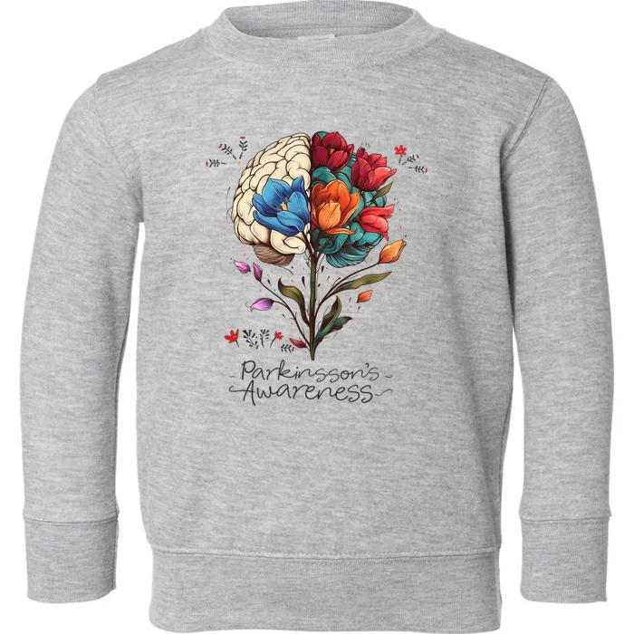 Tulip ParkinsonS Awareness Parkinson April Month Toddler Sweatshirt