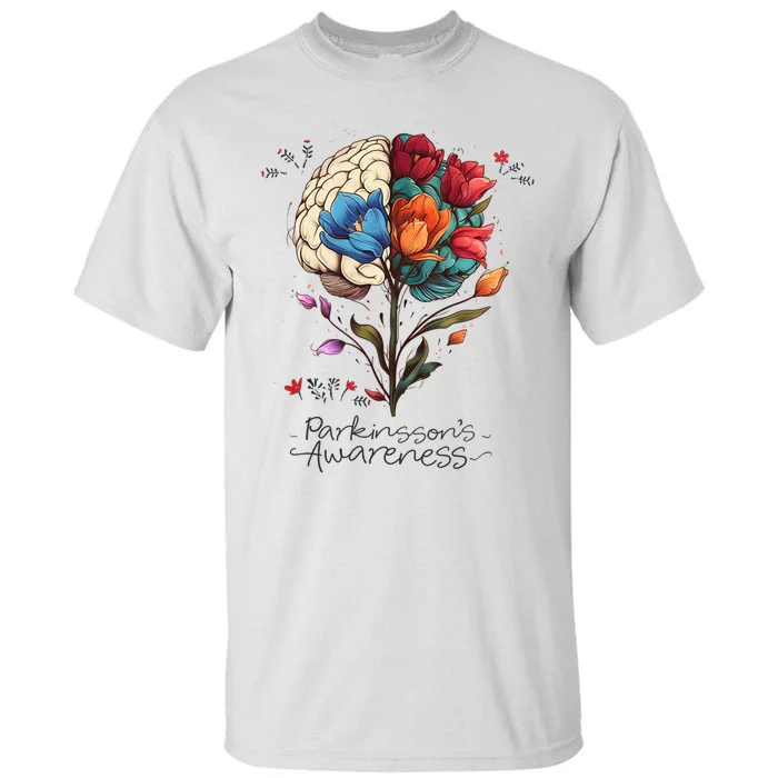 Tulip ParkinsonS Awareness Parkinson April Month Tall T-Shirt