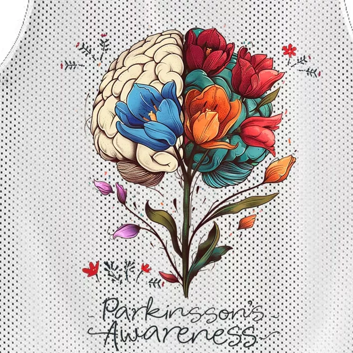 Tulip ParkinsonS Awareness Parkinson April Month Mesh Reversible Basketball Jersey Tank