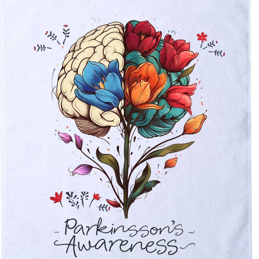 Tulip ParkinsonS Awareness Parkinson April Month Platinum Collection Golf Towel