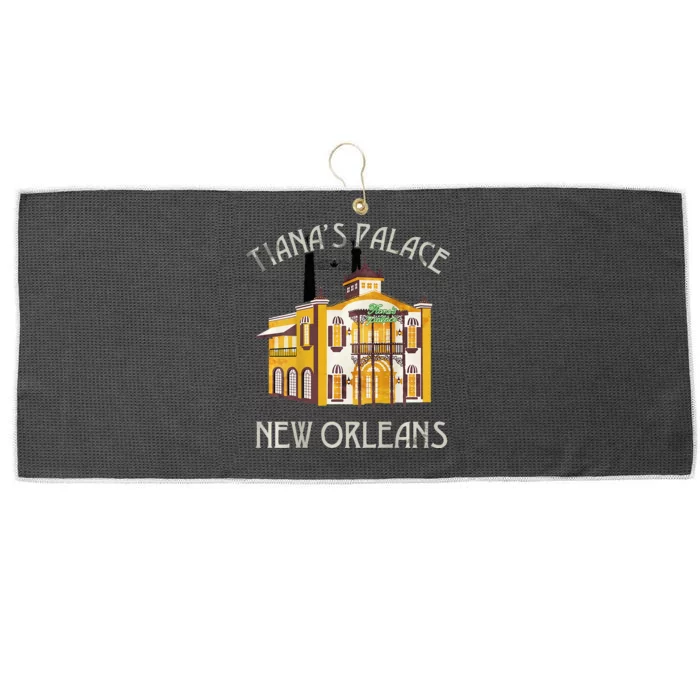 The Princess And The Frog Tianas Palace New Orleans Large Microfiber Waffle Golf Towel