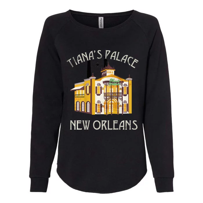 The Princess And The Frog Tianas Palace New Orleans Womens California Wash Sweatshirt