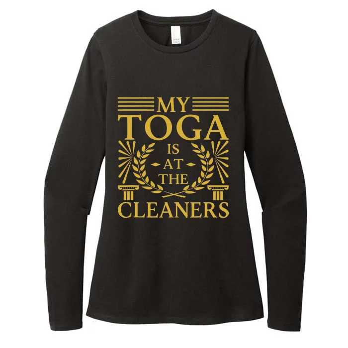 Toga Party Accessories My Toga Is At The Cleaners Womens CVC Long Sleeve Shirt