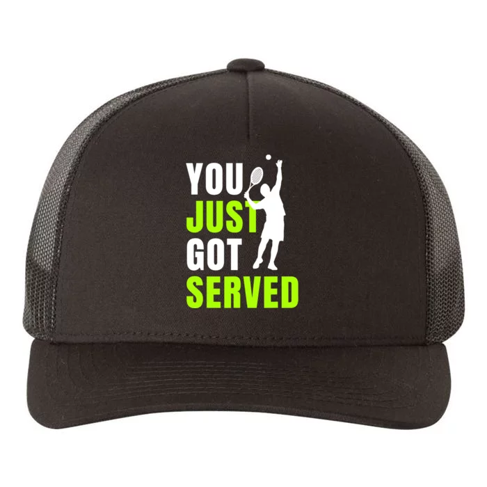 Tennis Player And Coach Funny Quote | Sporty Yupoong Adult 5-Panel Trucker Hat