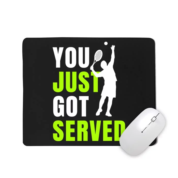 Tennis Player And Coach Funny Quote | Sporty Mousepad