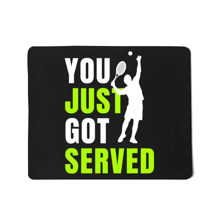 Tennis Player And Coach Funny Quote | Sporty Mousepad