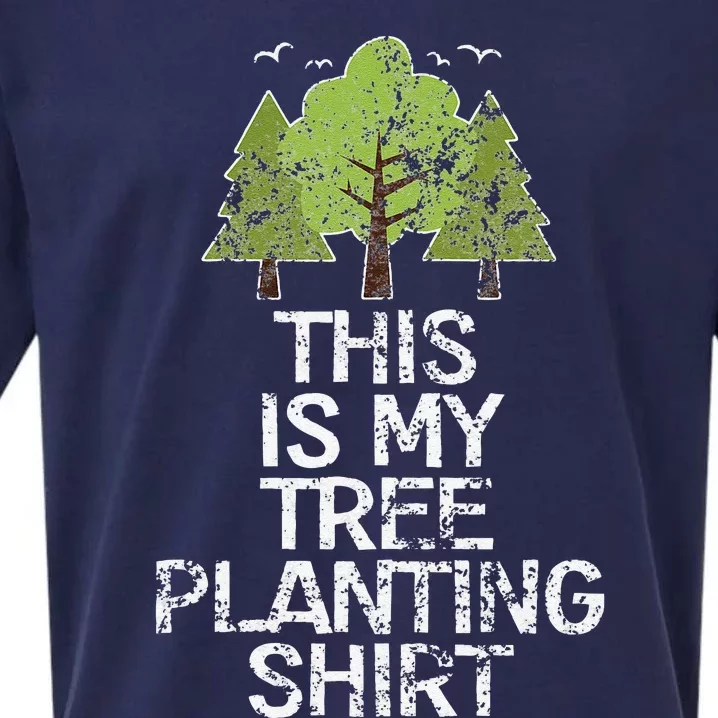 Tree Planting Arbor Day Earth Day Attire Sueded Cloud Jersey T-Shirt