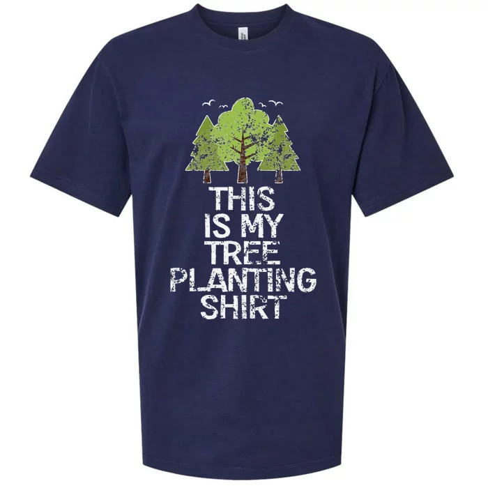 Tree Planting Arbor Day Earth Day Attire Sueded Cloud Jersey T-Shirt