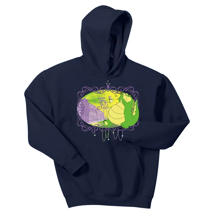 The Princess And The Frog Louis And Ray Mardi Gras Kids Hoodie