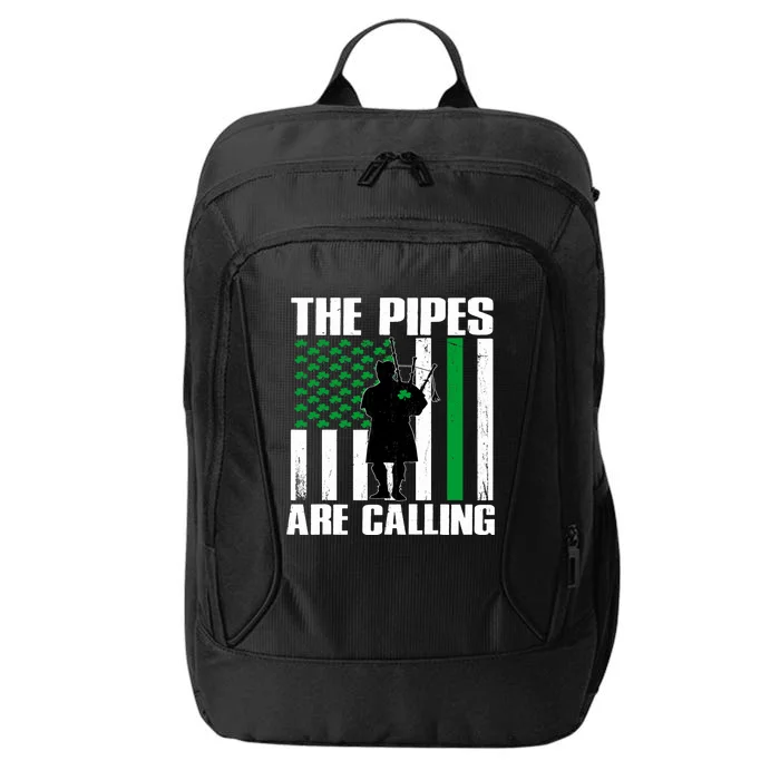 The Pipes Are Calling St Patricks Day Gift Irish Bagpipe City Backpack